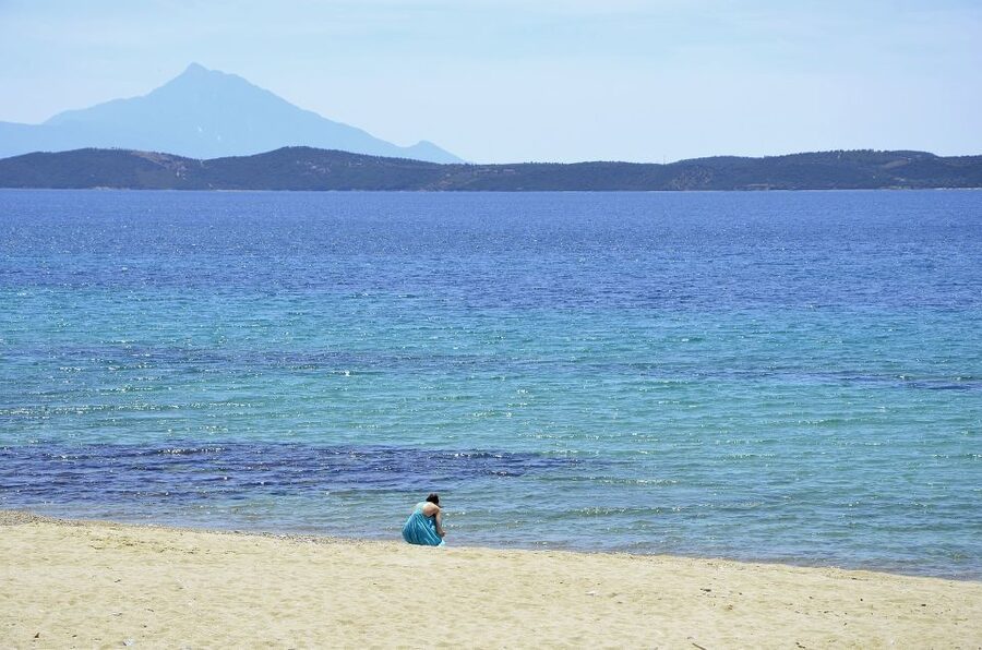 From Thessaloniki: Halkidiki Blue Lagoon Cruise - The Blue Lagoon swim
