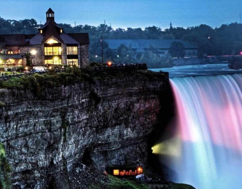 From Toronto: Niagara Falls Evening Tour With Boat Cruise - Niagara-on-the-Lake and the short historic pause