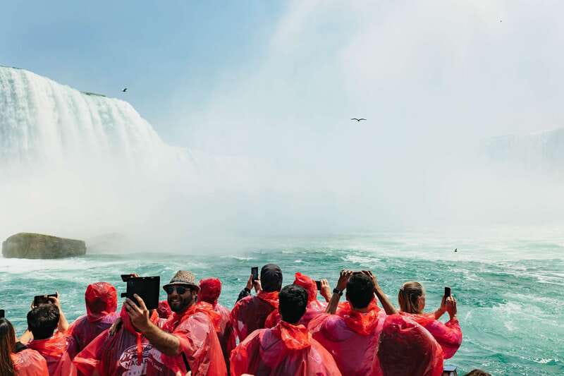 From Toronto: Niagara Falls + Winery, Cruise, & Lunch Option - The first sight of the falls at Table Rock