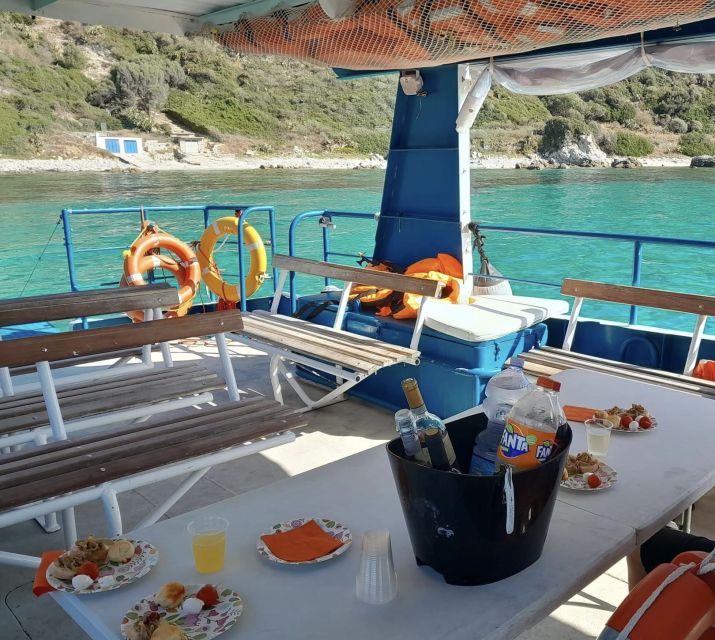 From Tropea: Capo Vaticano boat tour with snorkel & aperitif - Snacks, drinks, music, and Captain Paolo’s party boat