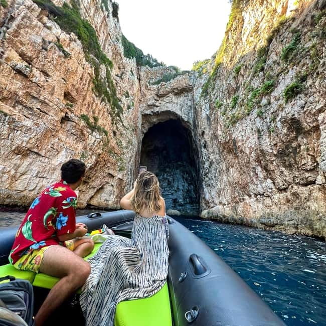 From Vlore: Haxhi Ali Cave & Karaburun Beach Speedboat Tour - Finding Olympia Tiki Bar at the Vlore promenade