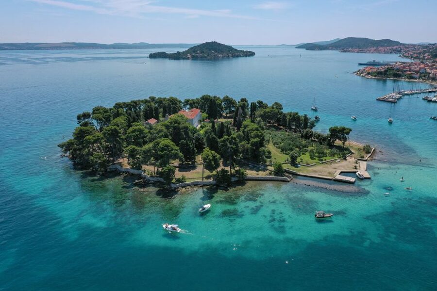From Zadar: Private Boat Tour to Croatian Islands - The city view from the sea