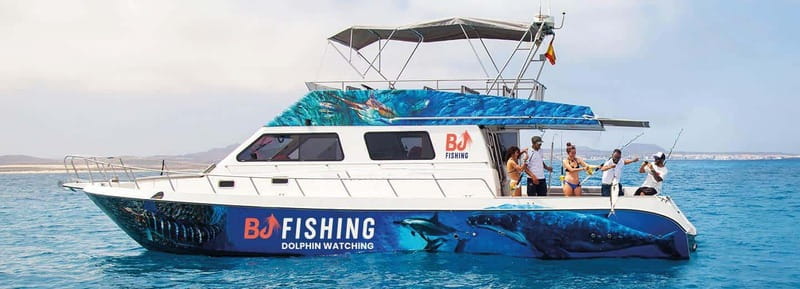 Fuerteventura: Dolphin watching and Lobo Island Combo Cruise - Five hours from Corralejo, with two very different halves