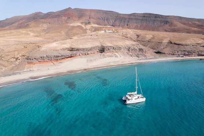 Fuerteventura: Small-Group Magic Deluxe Catamaran Cruise - Jandía swimming time and Atlantic conditions