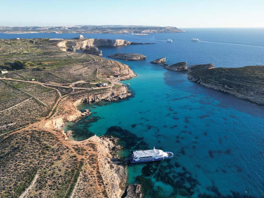 Full Day Cruise to Gozo & Blue Lagoon with visit to Rabat - Victoria and Cittadella in a 75-minute stop