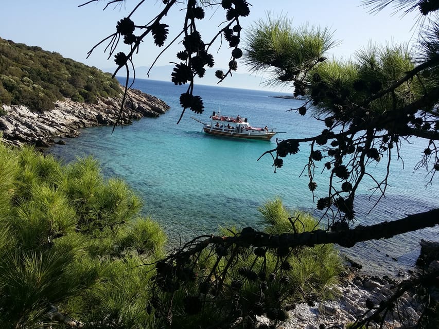 Full-Day Orak Island Boat Trip from Bodrum - German Bay adds another half-hour in the water