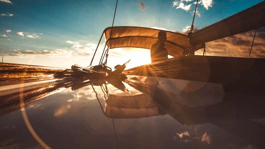 Funchal: Sunset Sailing Tour - Sunset from the Atlantic
