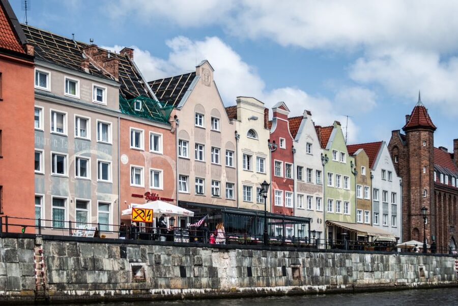 Gdańsk: Motlawa River Yacht Cruise - The Green Bridge, water gates, and Long Seacoast
