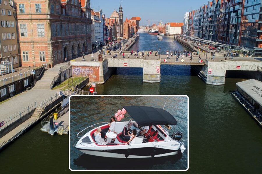 Gdańsk: Motlawa River Yacht Cruise - The medieval Crane from the river