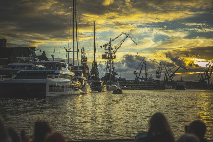 Gdańsk: Sunset Cruise on a Historic Polish Boat - The Motława reveals the Old Town’s working side