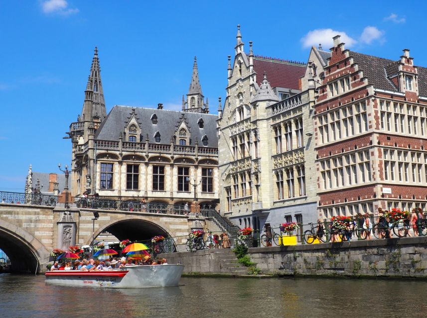 Ghent: 40 Minute Medieval Center Guided Boat Tour - Following the River Leie through the old center