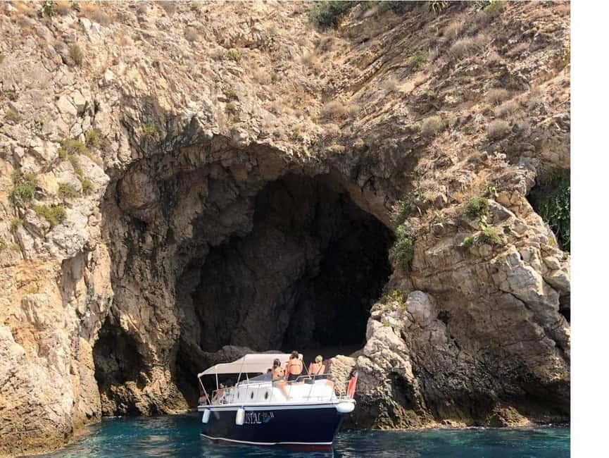 Giardini Naxos: Taormina & Isola Cruise Bella with Aperitif - The Blue Grotto and other coastal caves