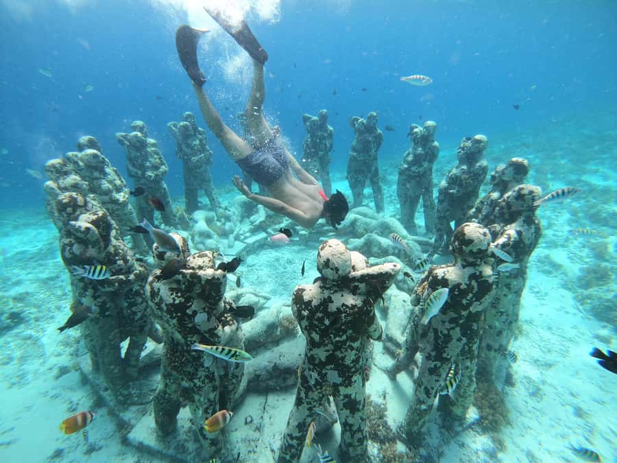 Gili Trawangan: Gili Islands Sunset Boat Tour and Snorkeling - Stop three: fish, coral, and open water