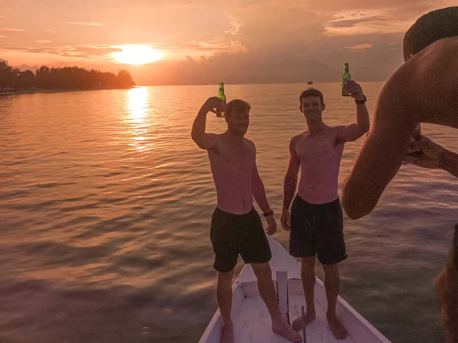 Gili Trawangan: Gili Islands Sunset Boat Tour and Snorkeling - The GoPro is useful, with one important catch