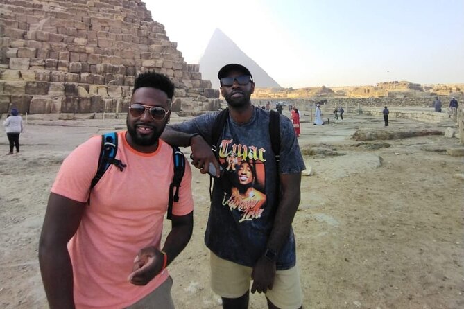 Giza pyramids, Sphinx, ATV bike, Lunch,Camel ride, Dinner cruise& shopping tour - The panoramic viewpoint and Sphinx photos