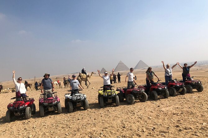 Giza pyramids, Sphinx, ATV bike, Lunch,Camel ride, Dinner cruise& shopping tour - Camel ride: a short taste of desert travel