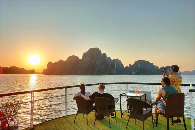 Ha Long Bay Cruise Day Tour - Cave, Kayaking, Swimming & Lunch - Swimming or climbing Ti Top Island