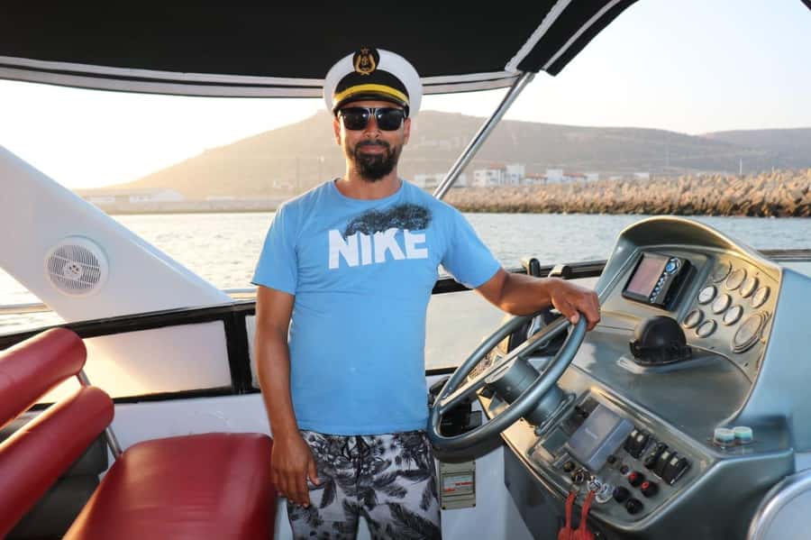 Half-Day Boat Trip in Agadir: Fishing, Fish BBQ & Swimming - Fishing off Agadir with simple equipment