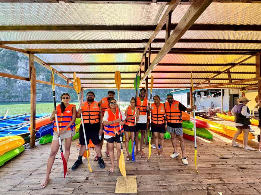 Halong Bay: Luxury Day Cruise w/ Pool, Kayak, Free Transfer - Sung Sot Cave, Halong Bay’s big underground stop