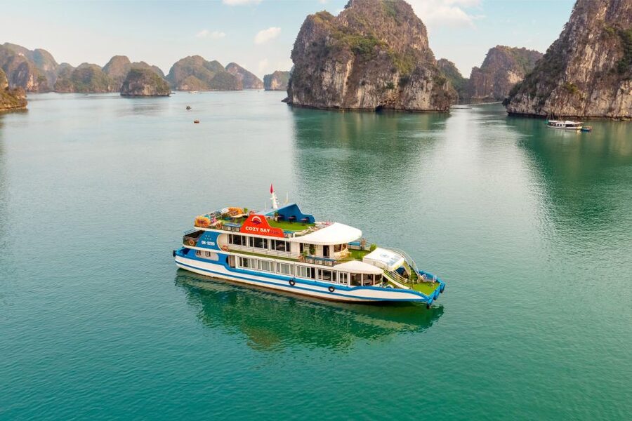 Halong Bay: Luxury Day Cruise with Buffet, Kayak, Swim - Inside Sung Sot, the Surprising Cave