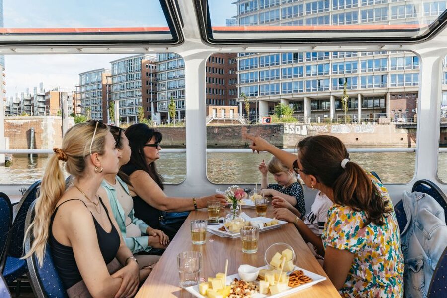 Hamburg: Harbor Cruise with Wine and Cheese - Wine, cheese, and the practical value of the ticket