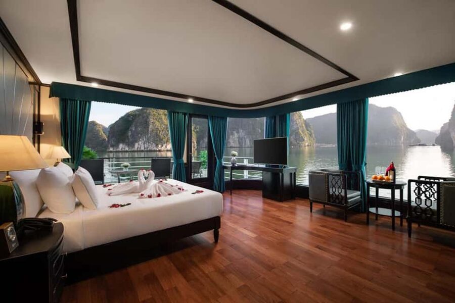 Hanoi: Aspira 5★ Overnight Cruise w/ Balcony & Free Transfer - Key details worth knowing