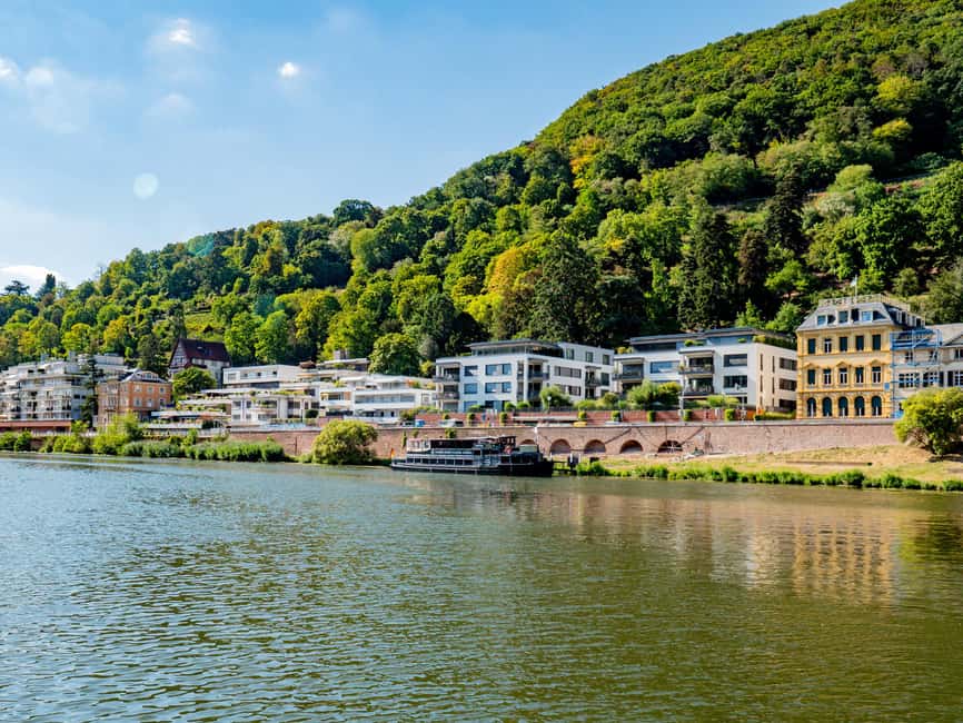 Heidelberg: Neckar River Sightseeing Boat Tour with Drink - Neuenheim villas and the Philosophenweg