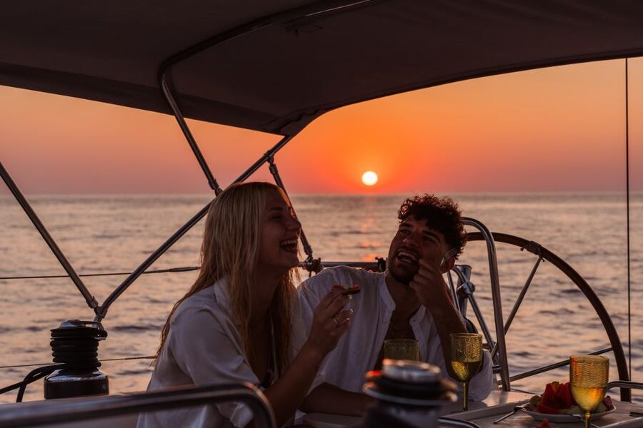 Heraklion: Dia Island Sailing Cruise with Snorkeling - What comes to the table onboard