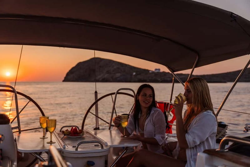 Heraklion: Sunset Sailing Cruise Dia Island with Snorkeling - Dia’s quiet coves and clear water