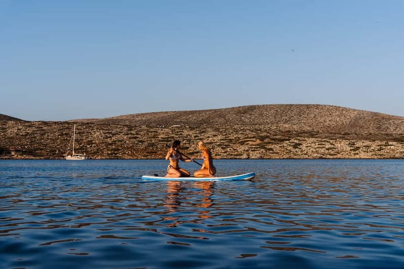 Heraklion: Sunset Sailing Cruise Dia Island with Snorkeling - Greek food served on the catamaran