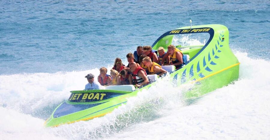 Hersonissos: Jet Boat Tour with Snorkeling - Saint George’s Bay and the swimming stop