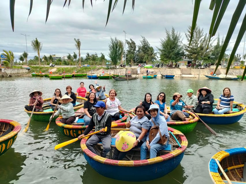 Hoi An: Basket Boat Ride in the Coconut Forest - Crab fishing and traditional net casting