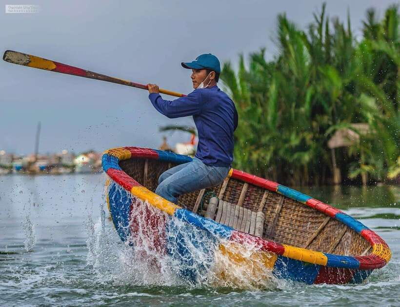 Hoi An: Coconut Basket Boat Ride by Hangcoconut - What the Cam Thanh basket boat ride is really like