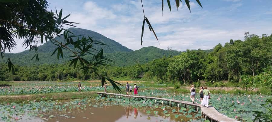 Hoi An: My Son Sanctuary, Rice Paper, Boat Trip & Lunch - Making rice paper at a local home