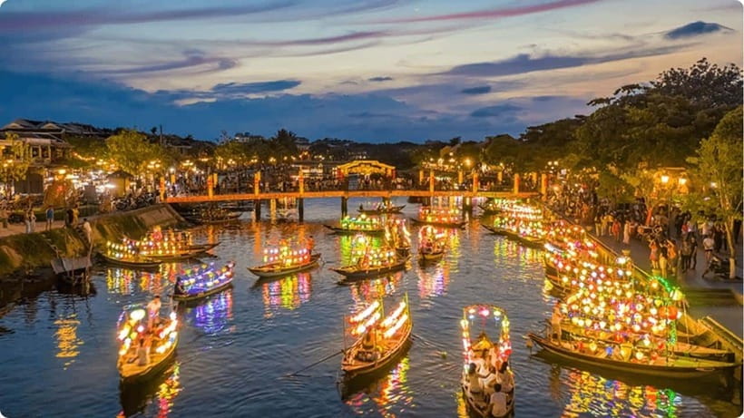 Hoi An: River Lantern Boat Experience with Free 5G eSIM - The 20-minute Hoai River ride