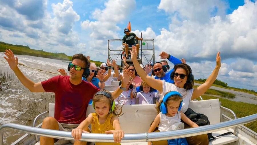Homestead: Everglades Alligator Farm Entry and Airboat Ride - Alligator feeding shows bring the animals close