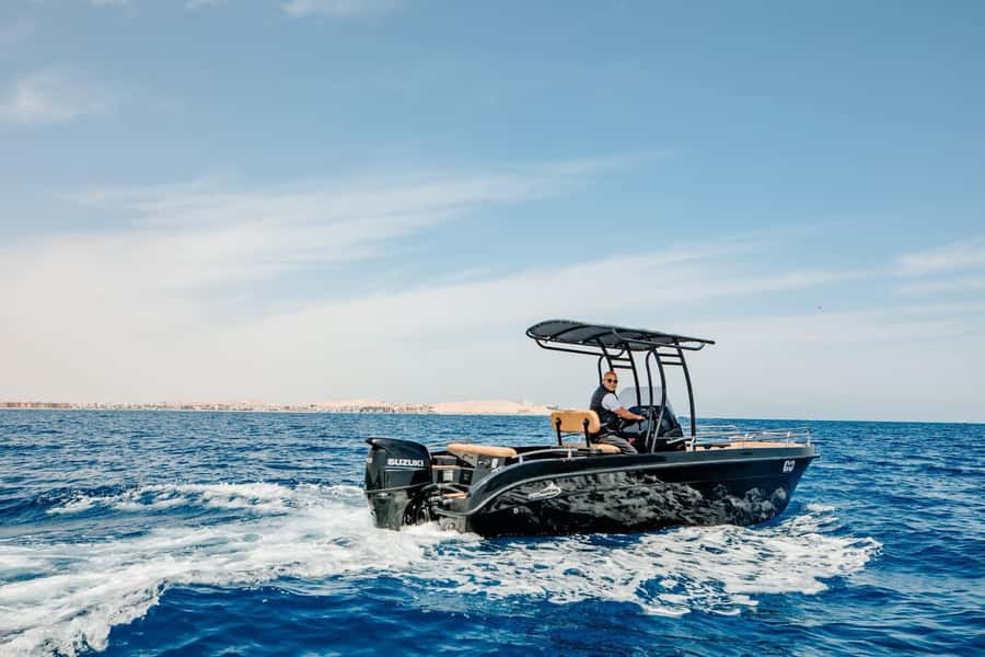 Hurghada: Giftun Island Orange Bay Speedboat Cruise & Lunch - Orange Bay, beautiful but not deserted