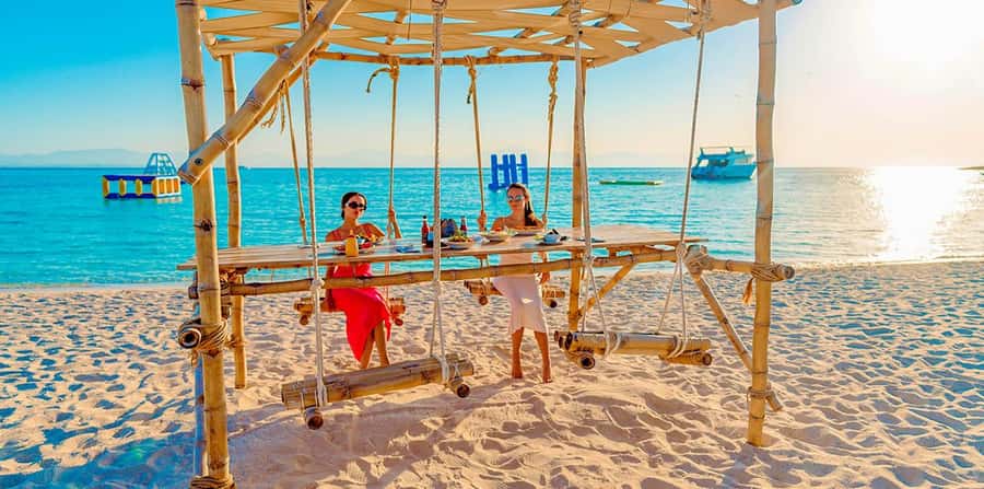 Hurghada: Hula Hula Island Boat Trip with Snorkeling & Lunch - Getting to the island from Hurghada and nearby resorts