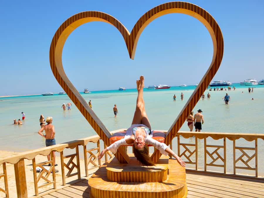 Hurghada: Premium Orange Island Cruise with Lunch & Transfer - Orange Bay gives the day its easy appeal