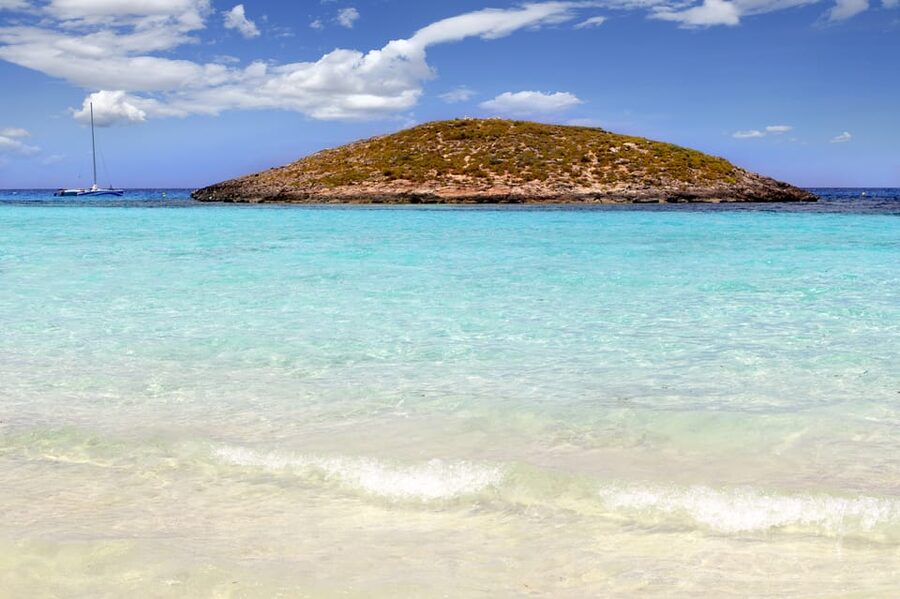 Ibiza: Catamaran Cruise to Formentera with Meal and Drinks - The main stop at Playa de Ses Illetes