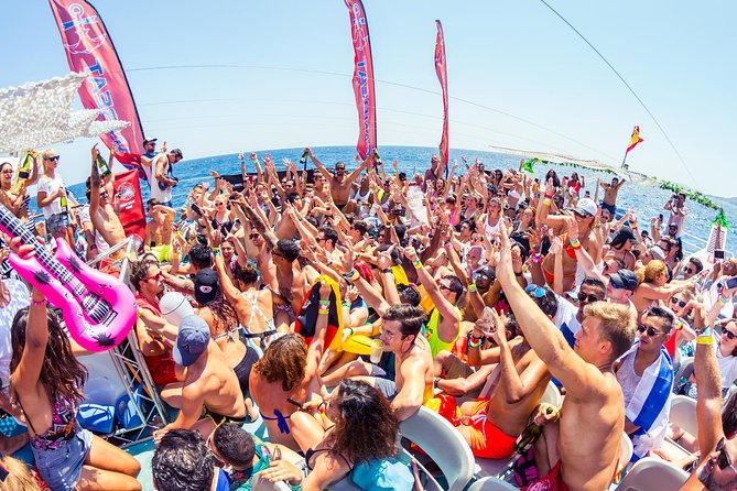 Ibiza Ocean Club Boat Party with 3 Hours Premium Drinks and DJ - Music, dancing, and the social atmosphere