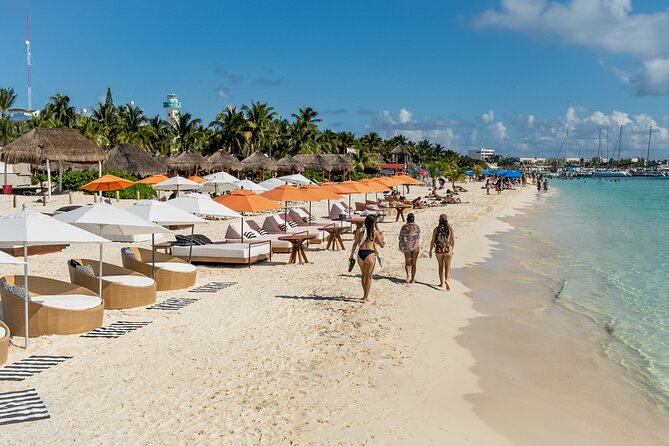 Isla Mujeres Cruise with Beach Club, Snorkel, Lunch and Open Bar - Swimming at Playa Norte