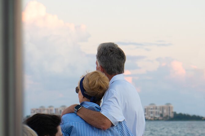 Island Sunset and Skyway Light Show - 3hr Boat Cruise in St. Pete - Reaching Sand Dollar Island near Fort DeSoto