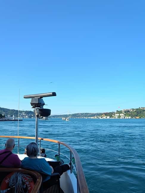 Istanbul Bosphorus: 3-Hour Day Cruise's with Asian Side Stop - Under the Bosphorus Bridge and past Bebek