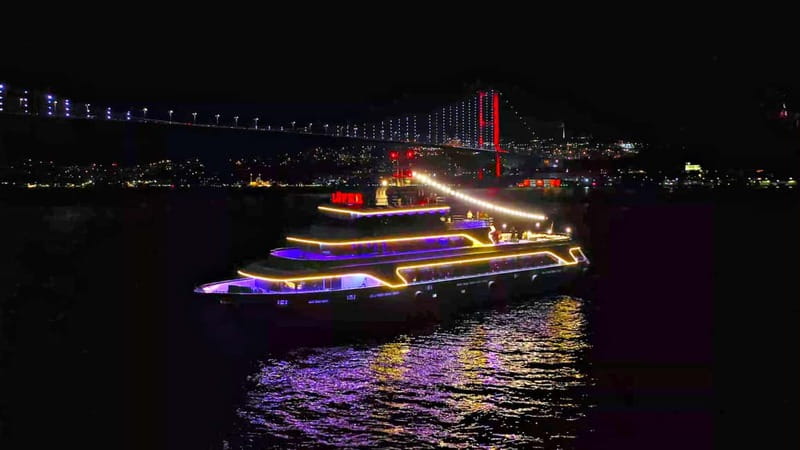 Istanbul: Bosphorus Dinner Cruise & Show with Private Table - A Night on the Bosphorus for $28