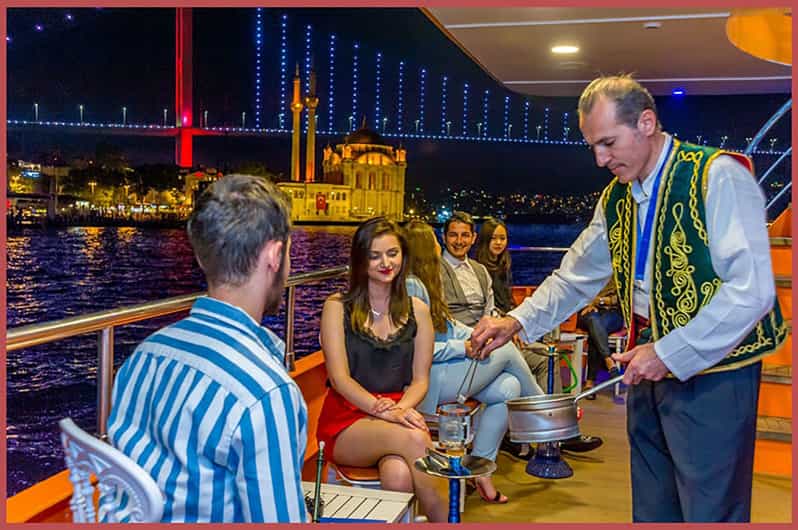 Istanbul: Bosphorus Night Dinner Cruise with Private Table - The route from Dolmabahçe to the Maiden’s Tower
