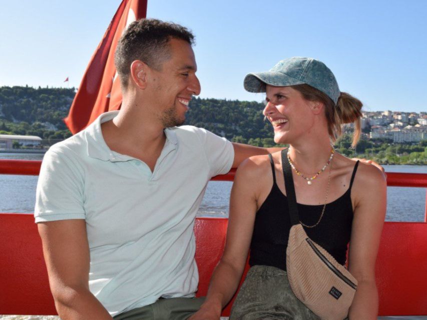 Istanbul: Bosphorus Sightseeing Cruise Tour with Audio Guide - Tea, seating, timing, and comfort