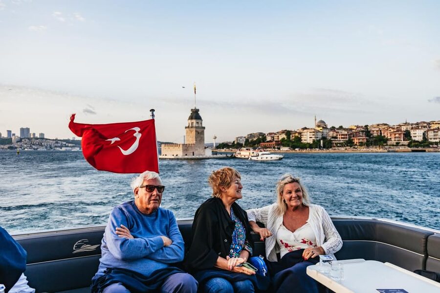 Istanbul: Bosphorus Sunset Cruise on a Luxury Yacht - The Golden Horn, Galata Bridge, and the final return