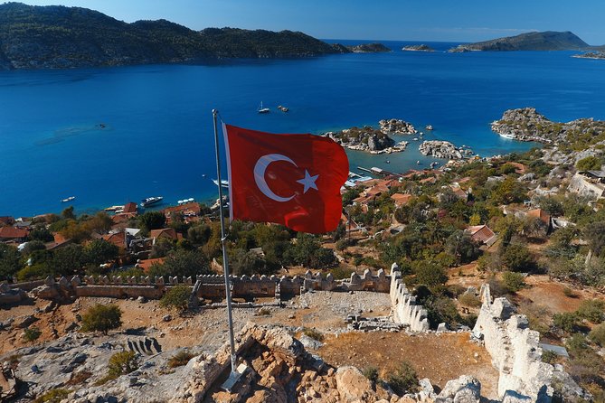 Kas: Kekova Island Sunken City & Historical Sites Boat Tour - İnönü Bay begins the swimming schedule