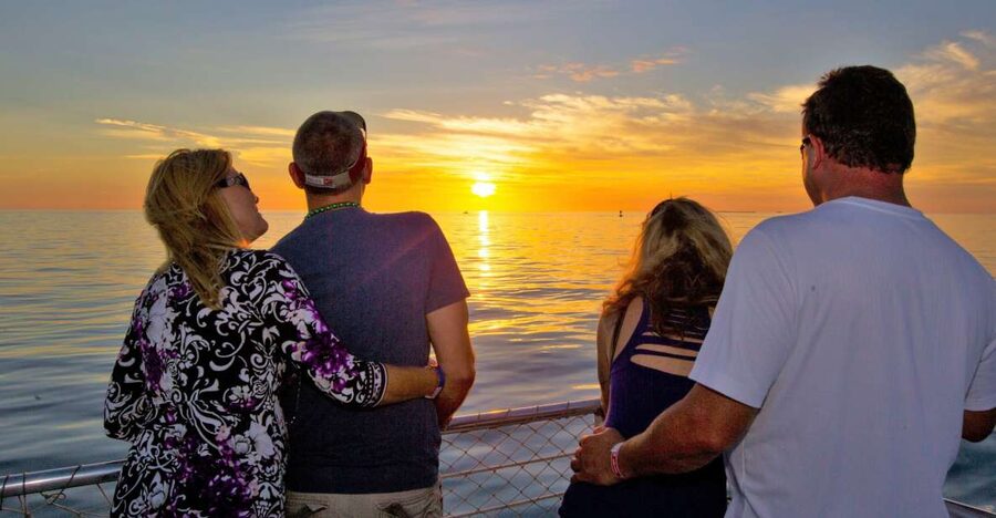 Key West Signature Sunset Cruise with Open Bar, Food & Music - Leaving Key West’s Historic Seaport